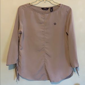 Chase Bank Apparel- Gray Blouse